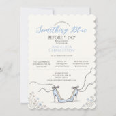 Blue Heels Something Blue Bridal Shower Invitation (Devant)