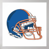 Blue Helmet Poster (Voorkant)