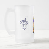 Blue Hen Beer Frosted Glass Mok (Links)