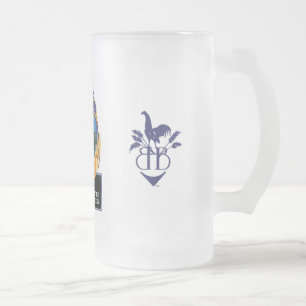Blue Hen Beer Frosted Glass Mok