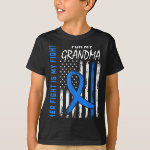 Blue Her Fight is mijn strijd tegen diabetes bewus T-shirt