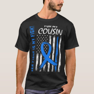 Blue Her Fight is mijn strijd tegen diabetes bewus T-shirt