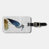 Blue Heron 3 2 Bagagelabel (Voorkant horizontaal)