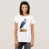 Blue Heron 3 2 T-shirt (Voorkant volledig)