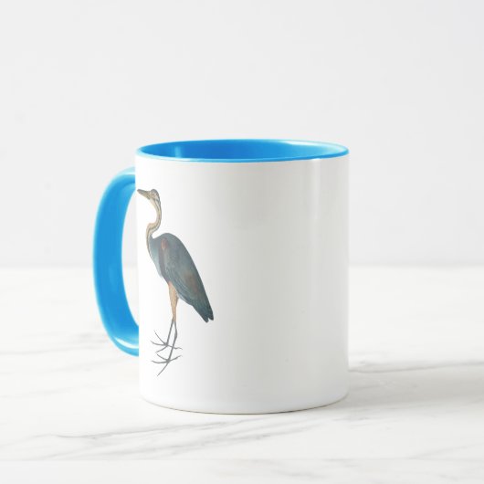 Blue Heron 3 Mok (Voorkant links)