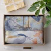 Blue Heron 4 Decoupage Papier (Geschenk)