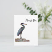 Blue Heron bedankt (Staand voorkant)