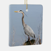 Blue Heron Ceramic kerstversiering Keramisch Ornament (Rechts)