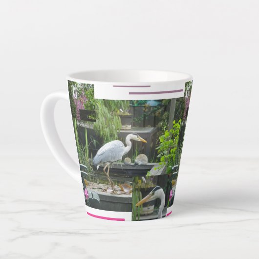 Blue Heron Design Latte Mok (Linkerhoek)