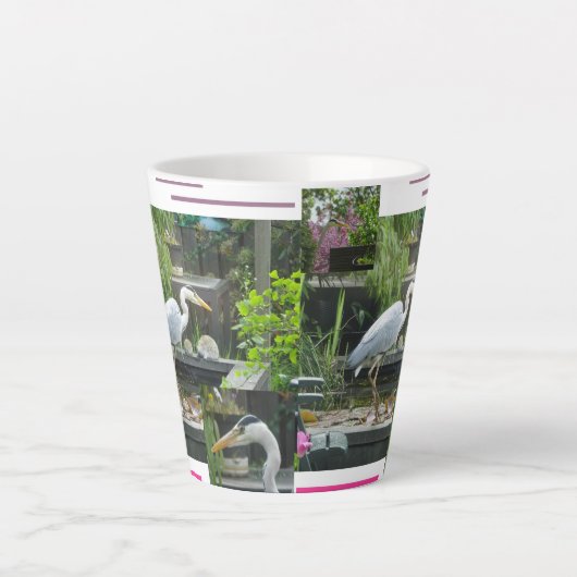 Blue Heron Design Latte Mok (Voorkant)
