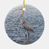 Blue Heron dubbelzijdig ornament (Achterkant)