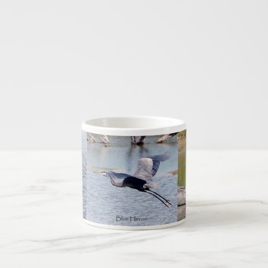 Blue Heron espresso mok (Voorkant)
