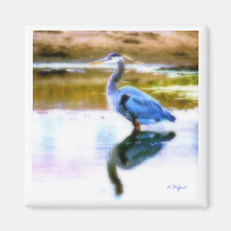 Blue Heron Magneet