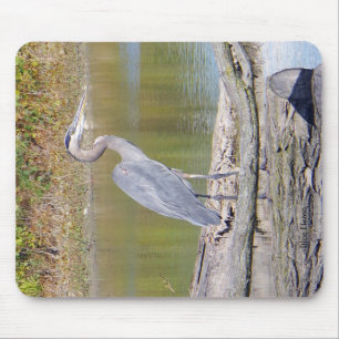 Blue Heron mousepad Muismat