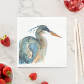 Blue Heron napkin Servet (Insitu)