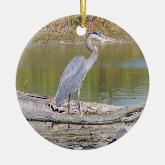Blue Heron ornament (Voorkant)