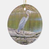 Blue Heron ornament (Links)