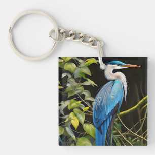 Blue Heron Sleutelhanger