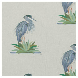 Blue Heron Stof