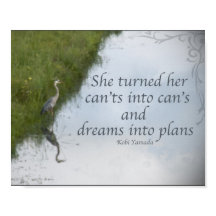 Blue Heron Waterverf Poster