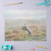 Blue Heron Waterverf-weefselpaper Tissuepapier (Craft)