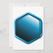 Blue Hexagon Kaart (Voorkant)