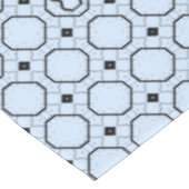 Blue Hexagon Maze Tafelkleed (Gekanteld)