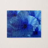 Blue Hibiscus Flower Legpuzzel (Horizontaal)