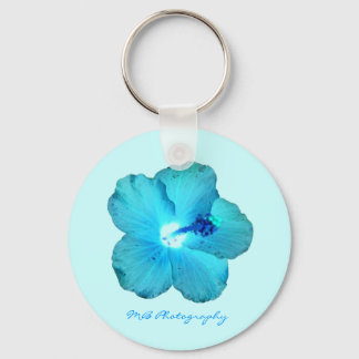 Blue Hibiscus Sleutelhanger
