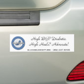 Blue Hiel Society Bumpersticker (Op auto)