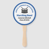 Blue High School Marching Band  Handwaaier (Voorkant)