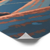 Blue Hill Wall Art Poster (Hoek)