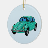 Blue Hippie Car Ornament (Links)