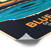 Blue Hole New Mexico Travel Art Vintage Poster (Hoek)