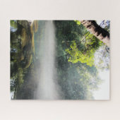 Blue Hole Springs Florida mistige ochtend Legpuzzel (Horizontaal)