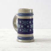 Blue Holiday Stein Mug (Devant gauche)