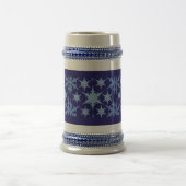Blue Holiday Stein Mug (Centre)