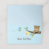 Blue Honey Beer en Bumble Bee Place-kaarten (Buitenkant ongevouwen)