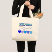 BLUE-HOORZITTINGEN GROTE TOTE BAG (Voorkant (product))