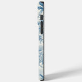 "Blue Horizon: Apple-geïnspireerd iPhone Case Desi (Achterkant / Links)