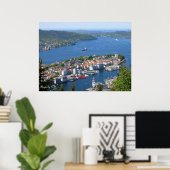 Blue Horizon Poster (Thuiskantoor)