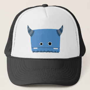 Blue Horned Monster Trucker Pet