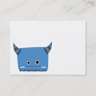 Blue Horned Monster Visitekaartje