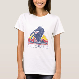  Blue Horse Colorado Logo T-shirt