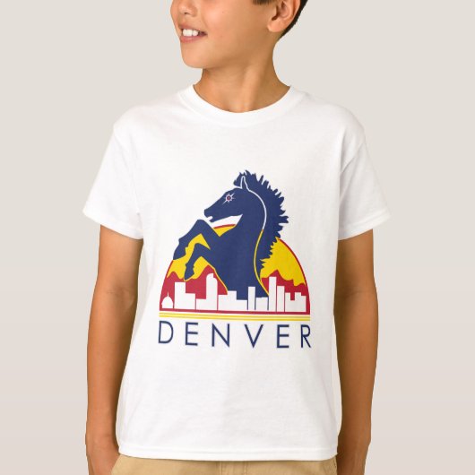 Blue Horse Denver T-shirt (Voorkant)