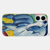 Blue Horse van Franz Marc,  Kunst Case-Mate iPhone Case (Achterkant (horizontaal))