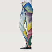 Blue Horse van Franz Marc, Kunst Leggings (Links)
