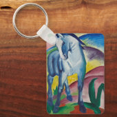 Blue Horse van Franz Marc,  Kunst Sleutelhanger (Voorkant)