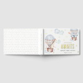 Blue Hot Air Balloon Safari Animaux Baby shower (Complet)