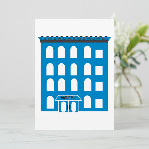Blue Hotel Building Kaart